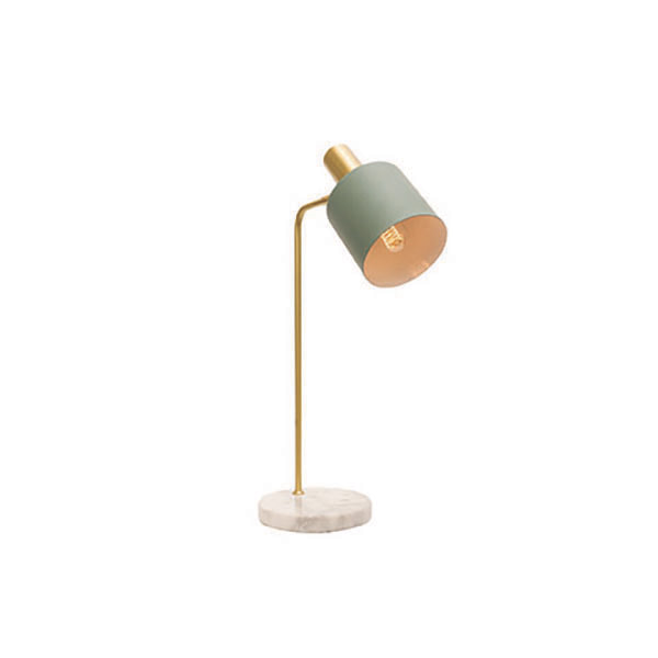 Addison Table Lamp Lightique, Painted Marble And Gold Table Lamp